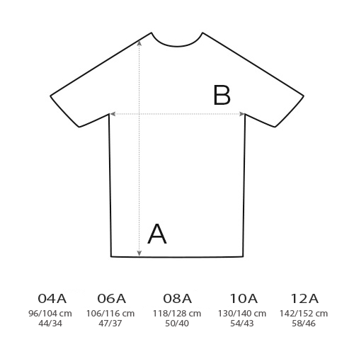 Gráfico camisetas niños