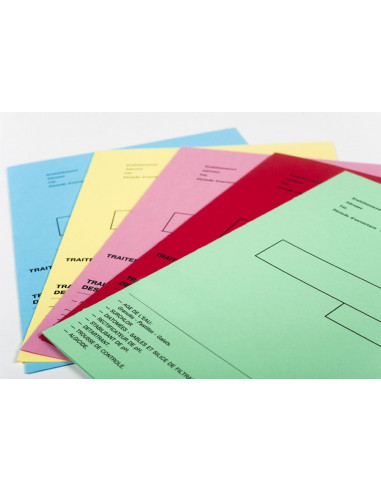 Carpetas de colores archivo