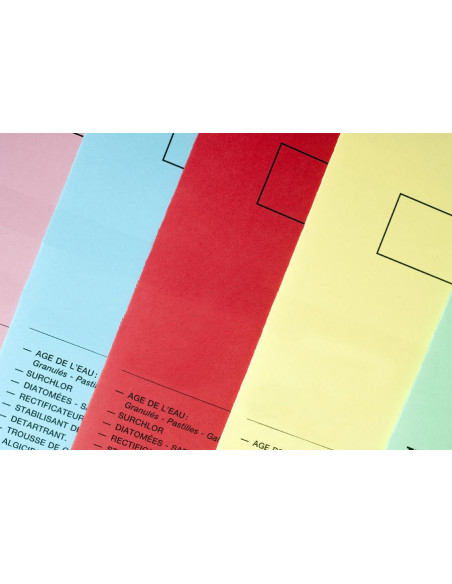 Carpetas de colores archivo