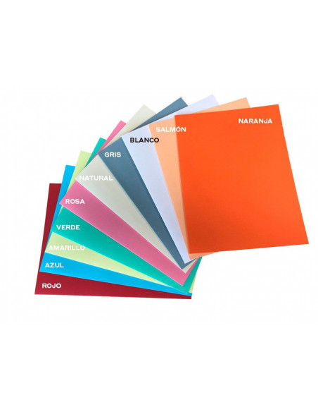 Carpetas de colores archivo