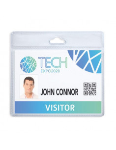 Identificador PVC para lanyard
