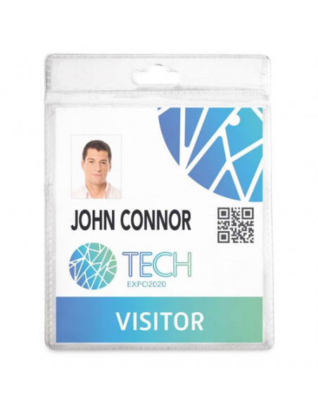 Identificador PVC para lanyard