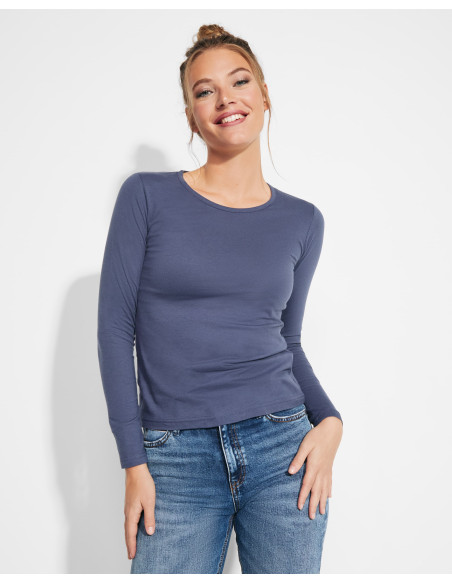 Camiseta manga larga de mujer