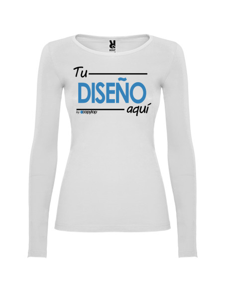 Camiseta manga larga de mujer