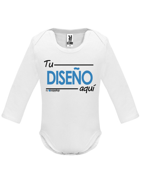 Body bebé manga larga