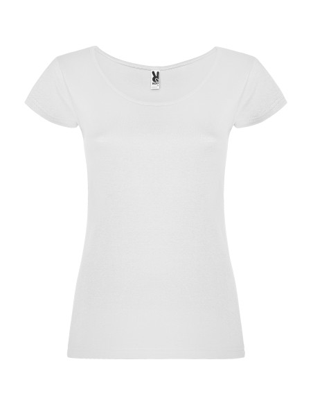 Camiseta mujer escote redondo