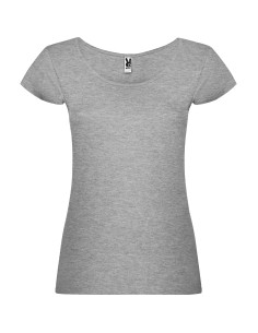 Camiseta mujer escote redondo