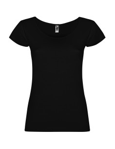 Camiseta mujer escote redondo