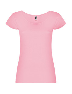 Camiseta mujer escote redondo