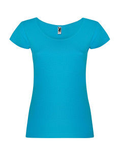 Camiseta mujer escote redondo