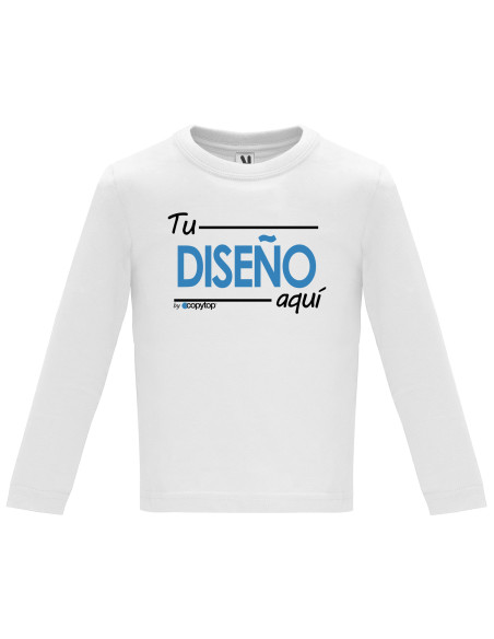 Camiseta baby manga larga