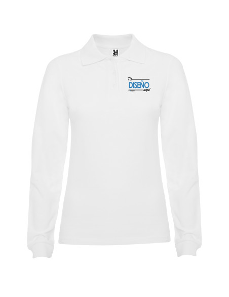 Polo manga larga mujer