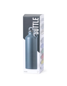 Bidón de aluminio con logo personalizado