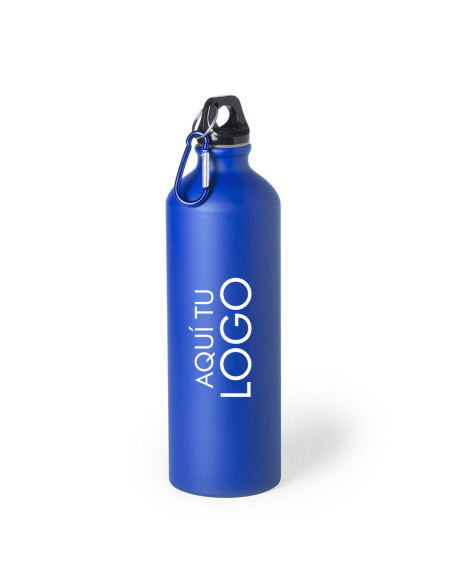 Bidón de aluminio con logo personalizado