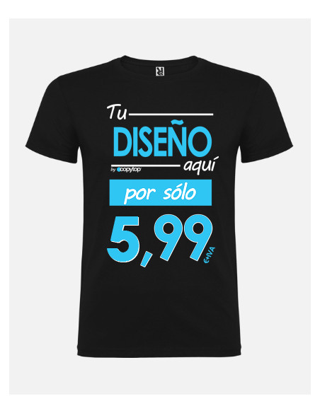Camisetas básicas personalizadas online con Copytop
