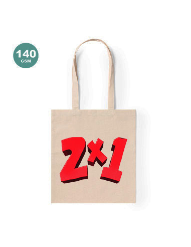 Bolsas Tote impresas Oferta 2X1