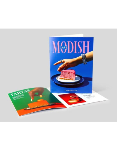 Cartas plegadas y grapadas para Hostelería