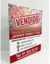 Cartel ondulado impreso