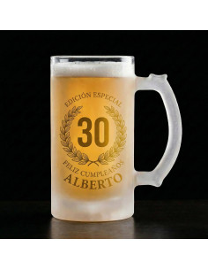Jarra de cristal  personalizada