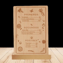 Carteles y letreros en Madera